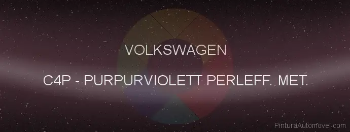 Pintura Volkswagen C4P Purpurviolett Perleff. Met.