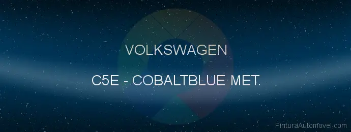 Pintura Volkswagen C5E Cobaltblue Met.