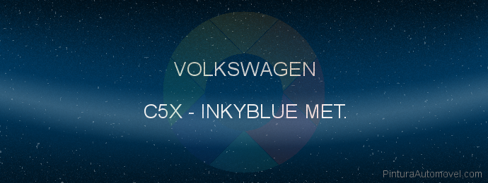 Pintura Volkswagen C5X Inkyblue Met.