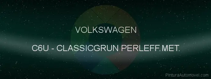 Pintura Volkswagen C6U Classicgrun Perleff.met.