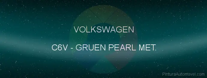 Pintura Volkswagen C6V Gruen Pearl Met.