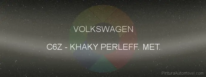 Pintura Volkswagen C6Z Khaky Perleff. Met.