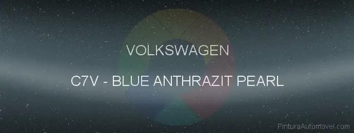 Pintura Volkswagen C7V Blue Anthrazit Pearl