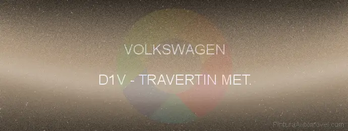 Pintura Volkswagen D1V Travertin Met.