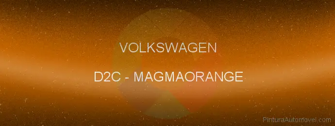 Pintura Volkswagen D2C Magmaorange