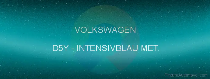 Pintura Volkswagen D5Y Intensivblau Met.