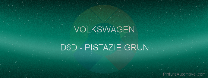 Pintura Volkswagen D6D Pistazie Grun