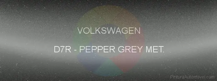 Pintura Volkswagen D7R Pepper Grey Met.