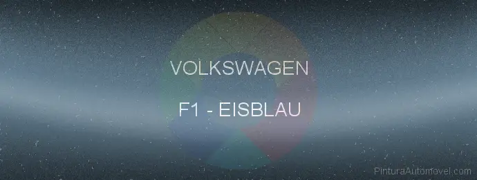 Pintura Volkswagen F1 Eisblau