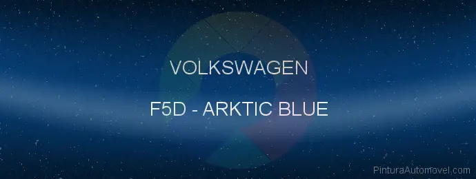 Pintura Volkswagen F5D Arktic Blue