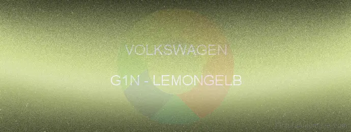 Pintura Volkswagen G1N Lemongelb