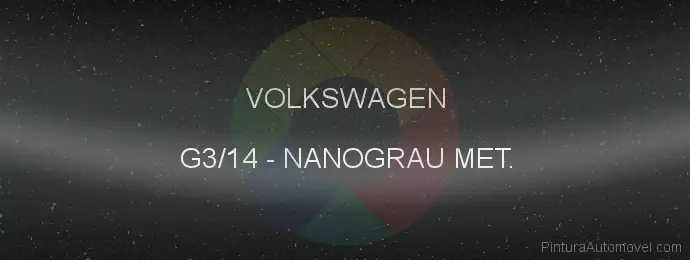 Pintura Volkswagen G3/14 Nanograu Met.