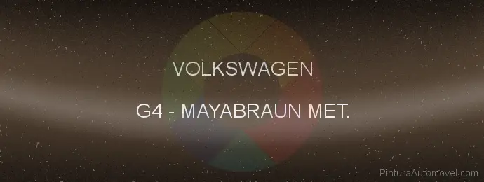 Pintura Volkswagen G4 Mayabraun Met.