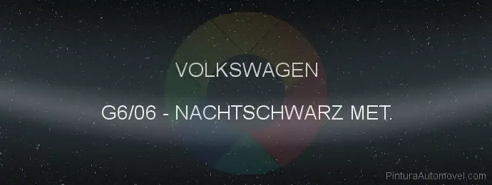 Pintura Volkswagen G6/06 Nachtschwarz Met.