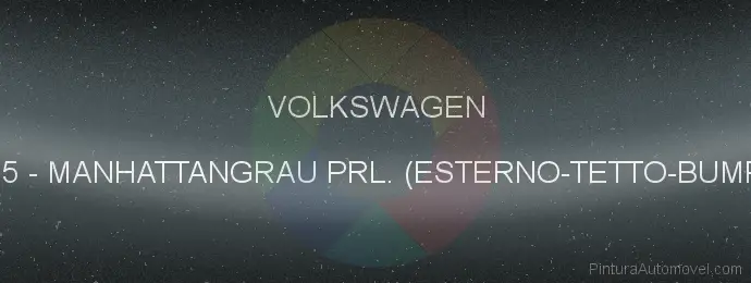 Pintura Volkswagen H1/15 Manhattangrau Prl. (esterno-tetto-bumper)