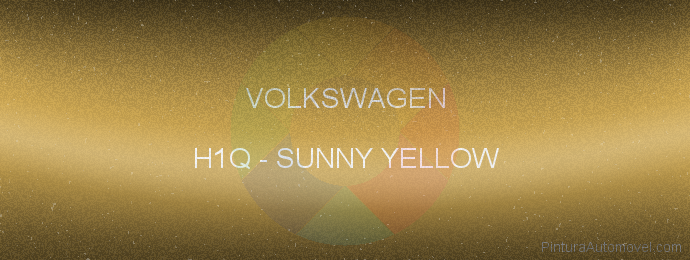 Pintura Volkswagen H1Q Sunny Yellow