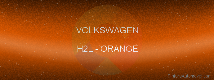 Pintura Volkswagen H2L Orange