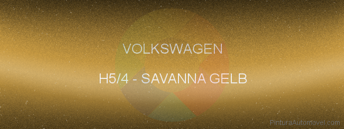 Pintura Volkswagen H5/4 Savanna Gelb