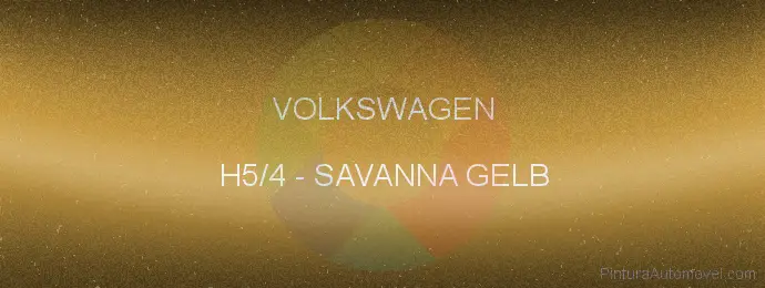 Pintura Volkswagen H5/4 Savanna Gelb