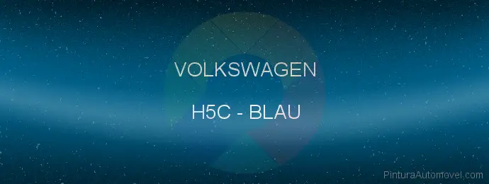 Pintura Volkswagen H5C Blau