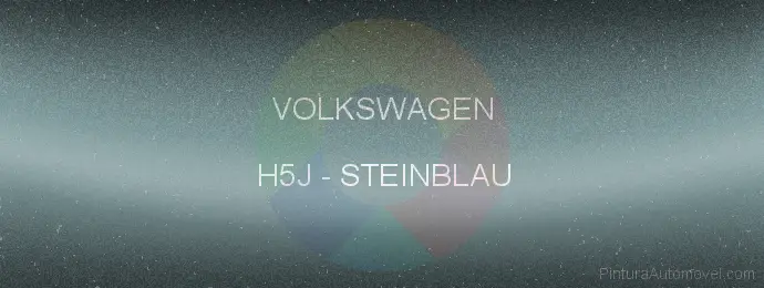 Pintura Volkswagen H5J Steinblau