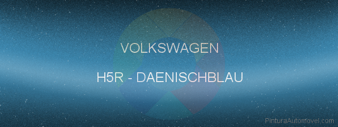 Pintura Volkswagen H5R Daenischblau