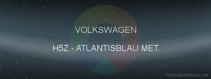 Pintura Volkswagen H5Z Atlantisblau Met.