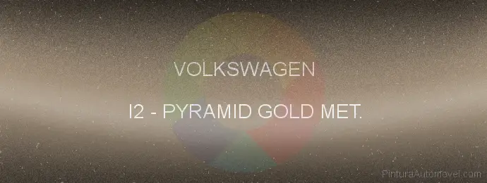 Pintura Volkswagen I2 Pyramid Gold Met.