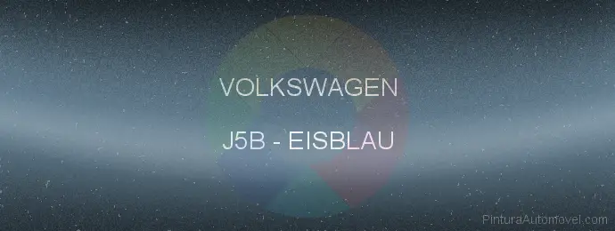 Pintura Volkswagen J5B Eisblau