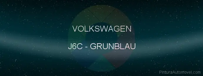 Pintura Volkswagen J6C Grunblau