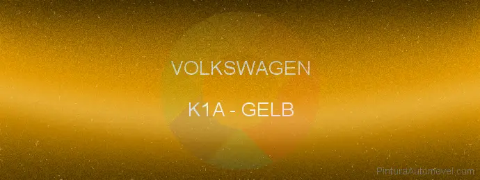 Pintura Volkswagen K1A Gelb