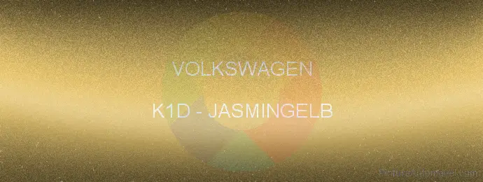 Pintura Volkswagen K1D Jasmingelb