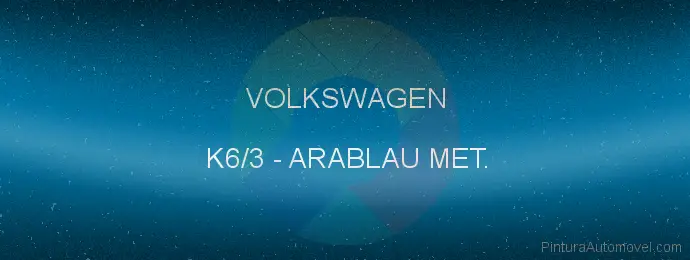 Pintura Volkswagen K6/3 Arablau Met.