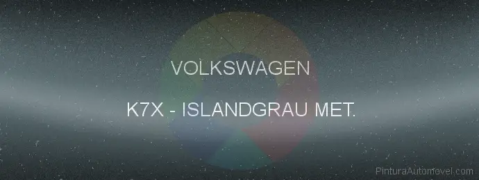 Pintura Volkswagen K7X Islandgrau Met.