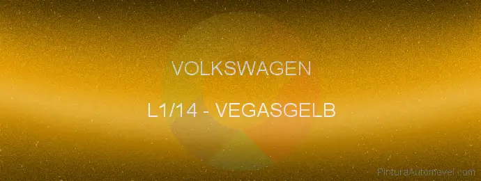 Pintura Volkswagen L1/14 Vegasgelb