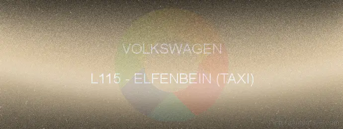 Pintura Volkswagen L115 Elfenbein (taxi)