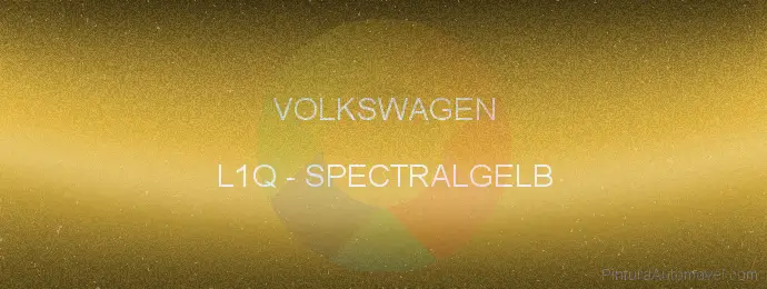 Pintura Volkswagen L1Q Spectralgelb