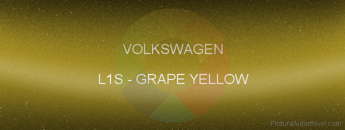 Pintura Volkswagen L1S Grape Yellow