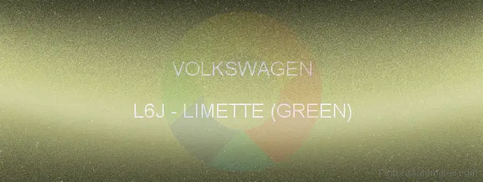 Pintura Volkswagen L6J Limette (green)