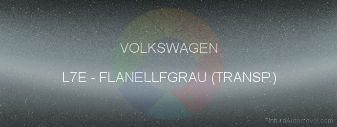 Pintura Volkswagen L7E Flanellfgrau (transp.)