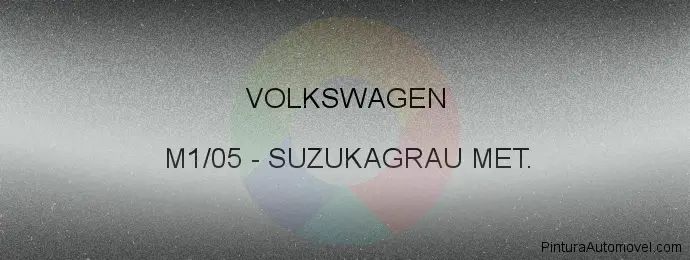 Pintura Volkswagen M1/05 Suzukagrau Met.