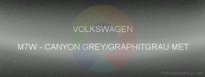 Pintura Volkswagen M7W Canyon Grey/graphitgrau Met.