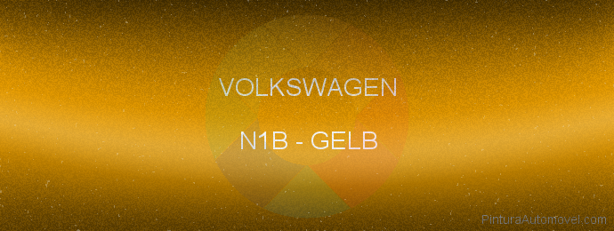 Pintura Volkswagen N1B Gelb