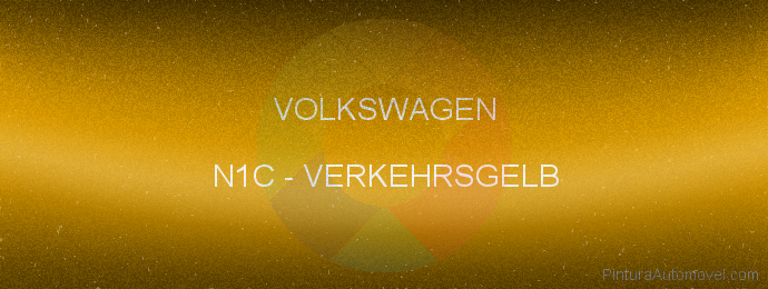 Pintura Volkswagen N1C Verkehrsgelb