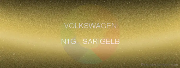 Pintura Volkswagen N1G Sarigelb