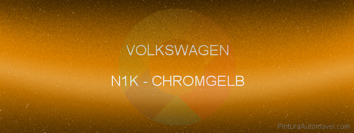 Pintura Volkswagen N1K Chromgelb