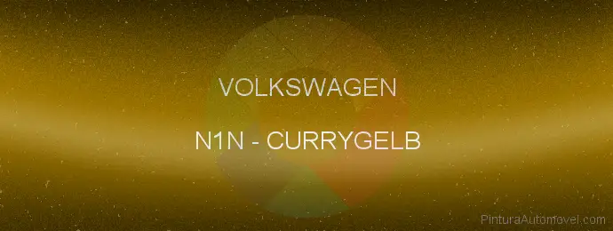 Pintura Volkswagen N1N Currygelb