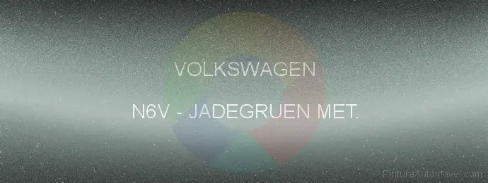 Pintura Volkswagen N6V Jadegruen Met.