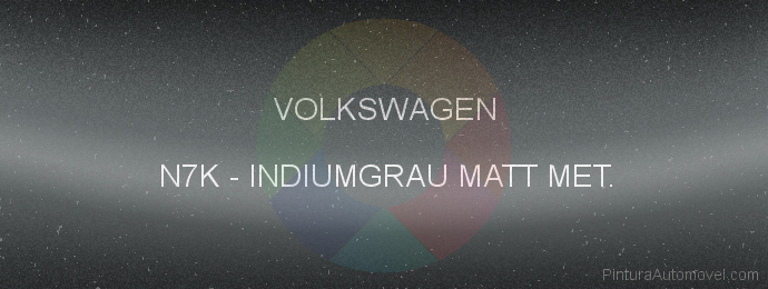 Pintura Volkswagen N7K Indiumgrau Matt Met.