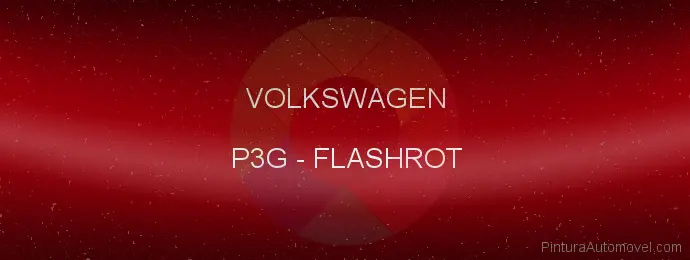 Pintura Volkswagen P3G Flashrot
